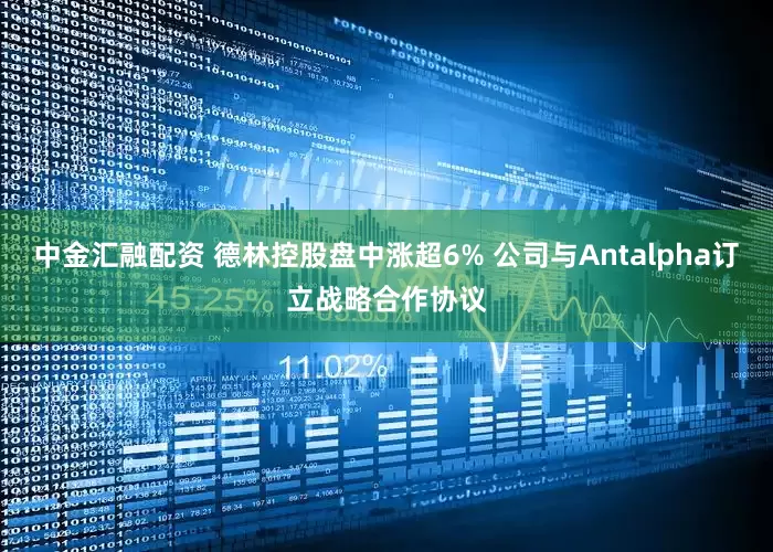 中金汇融配资 德林控股盘中涨超6% 公司与Antalpha订立战略合作协议